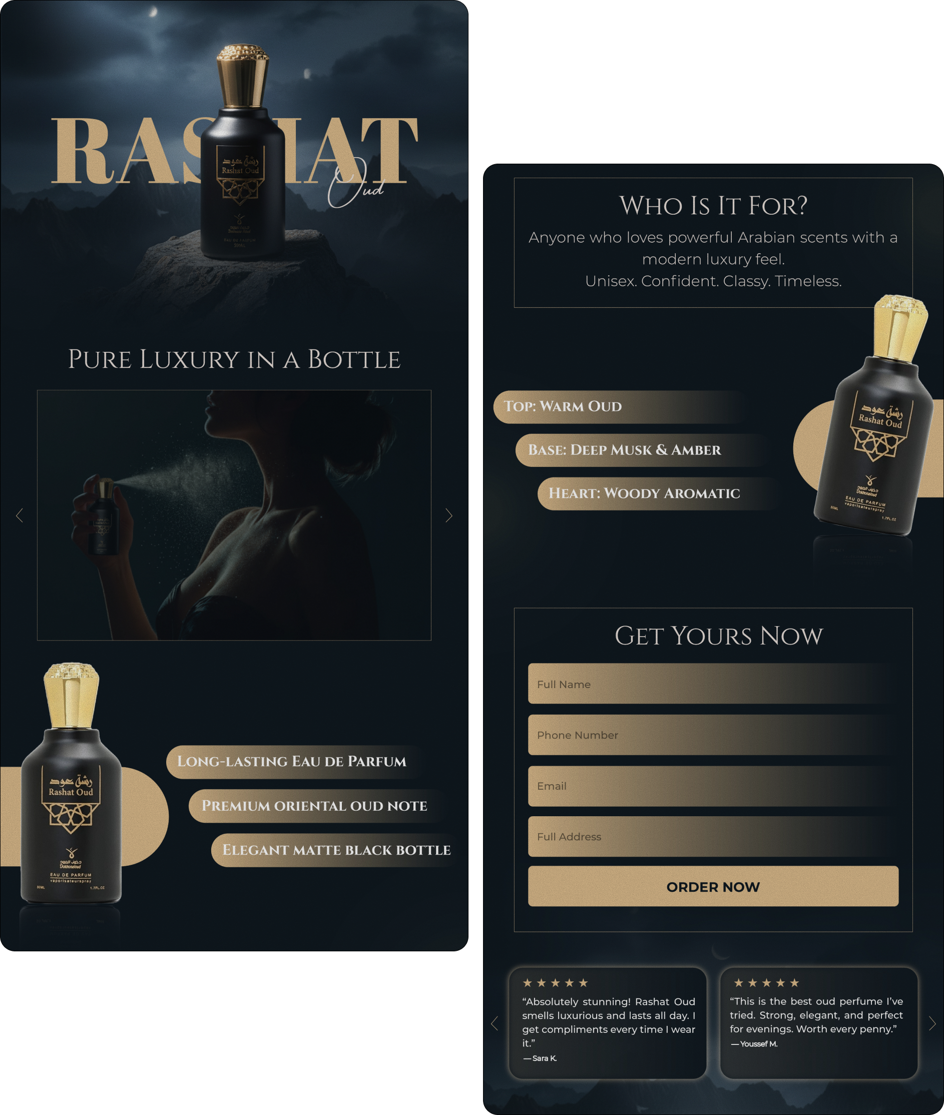 Rashat Oud Landing Page - Image 3